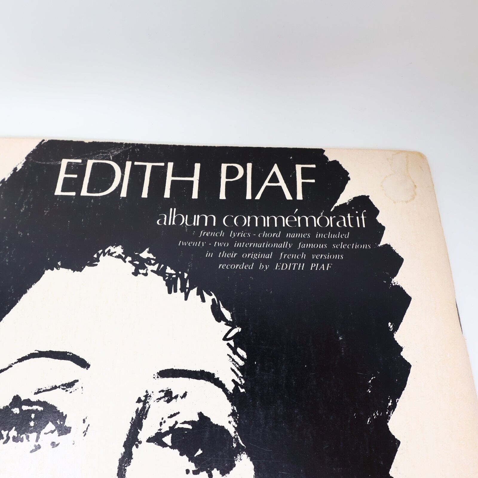 1964 Edith Piaf Album Commémoratif Peer Southern Paperback Songbook Partitions