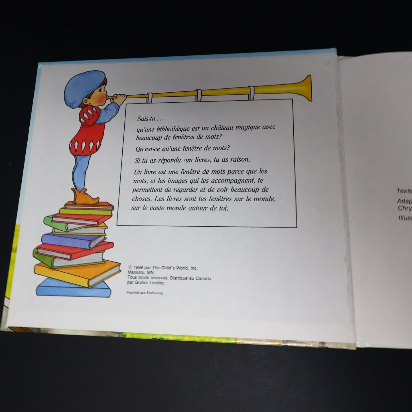 Lot 13 Livres Le Château Magique du Livre Jane Belk Moncure Grolier Français HC