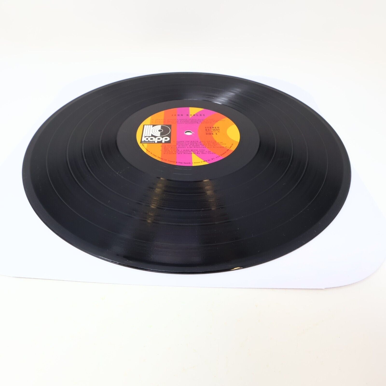 John Rowles Sings Cheryl Moana Marie LP Record Vinyl Canada KS 3637 Kapp 1970