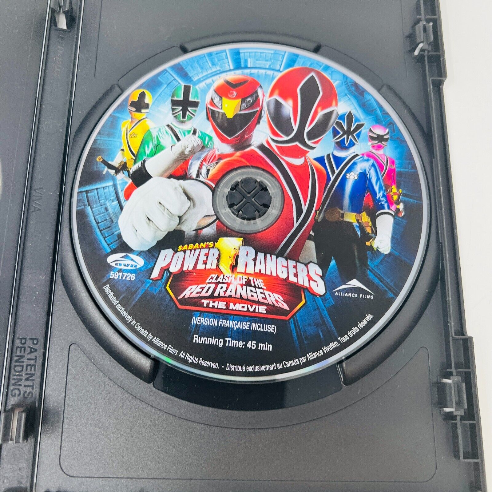 Power Rangers Zeo Vol. 1/Space Vol 1/Clash of the Red Rangers Movie Lot of 3 DVD
