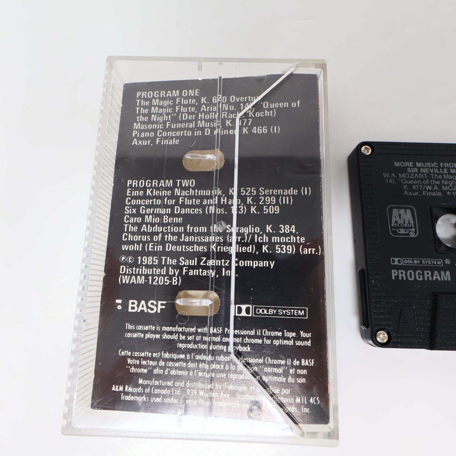 Amadeus/More Amadeus Original Movie Soundtrack 3 Cassettes Lot Neville Marriner