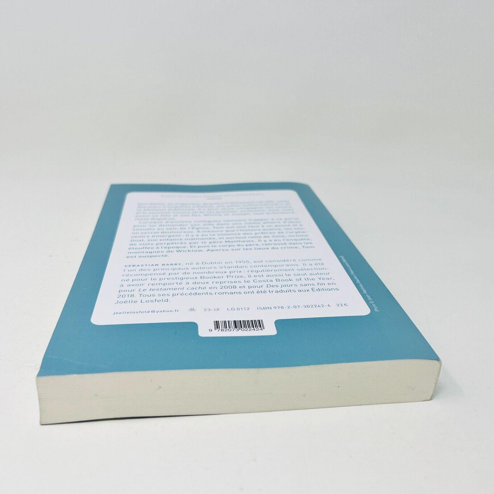 Au Bon Vieux Temps de Dieu de Sebastian Barry Editions Joelle Losfeld Français