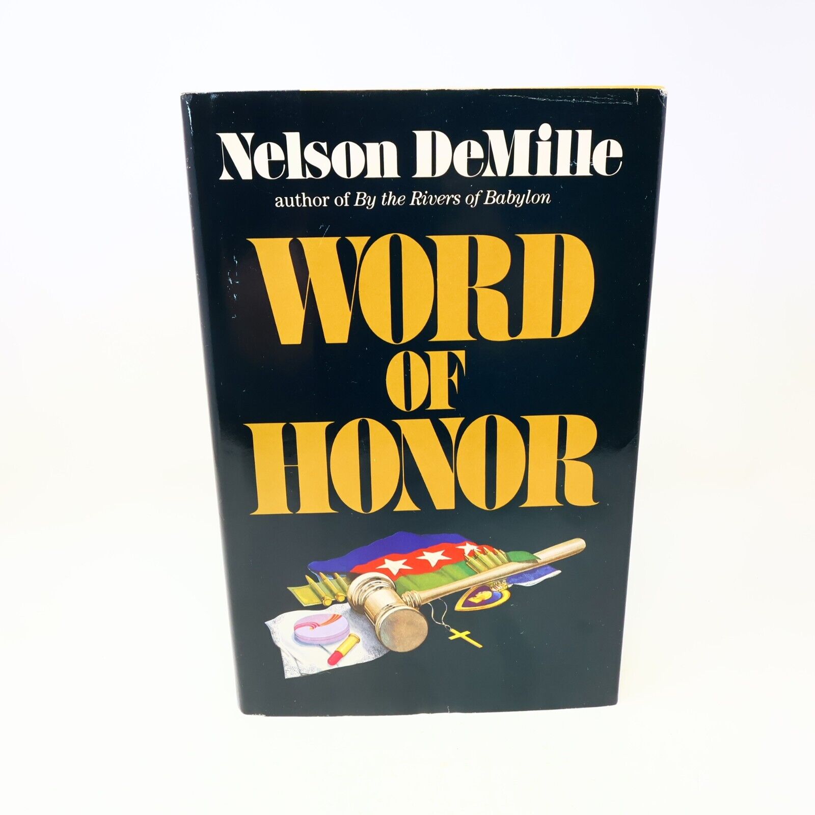 1985 Word of Honor Nelson Demille 2nd Print Warner Books Hardcover HC Mystery DJ