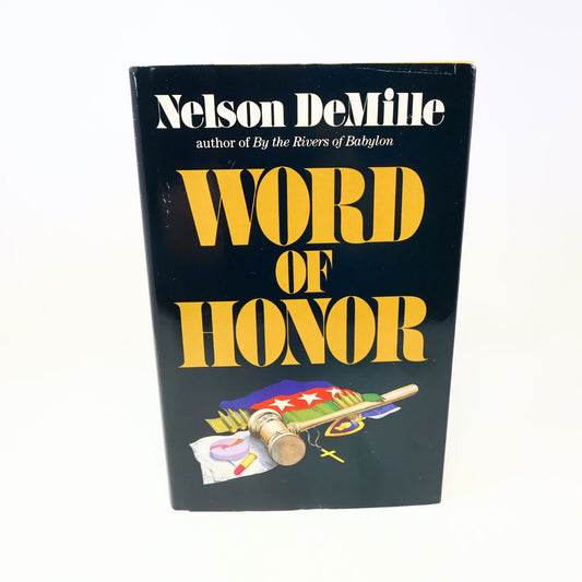 1985 Word of Honor Nelson Demille 2nd Print Warner Books Hardcover HC Mystery DJ