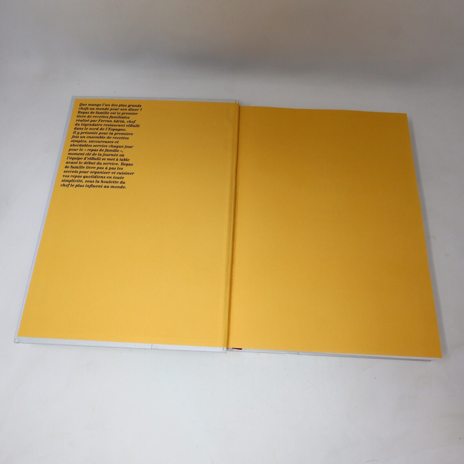 2011 Repas de Famille Cuisiner à la Maison avec Ferran Adrià Recettes Phaidon HC