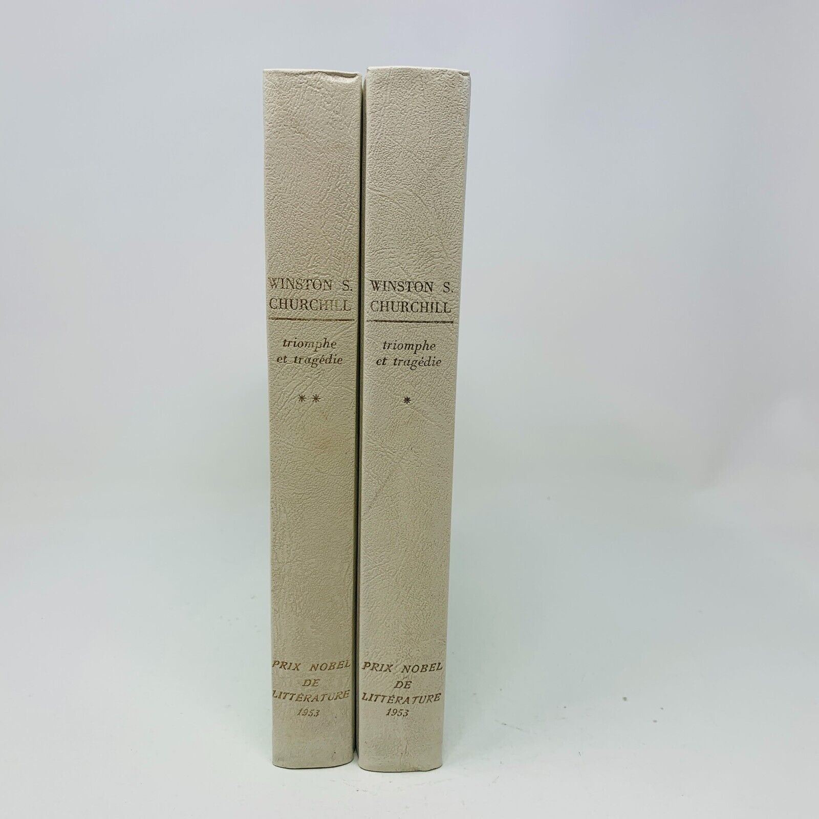 1964 Triomphe et Tragédie 1-2 Rombaldi Nobel Winston Churchill Picasso Cover Lot