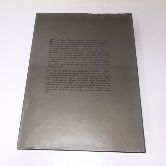 Les Années 20 L'âge des Métropoles MBAM Catalogue Exposition 1991 HC Français