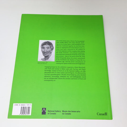 2002 Marion Tuu'Luq Marie Bouchard National Gallery of Canada Paperback Art Book