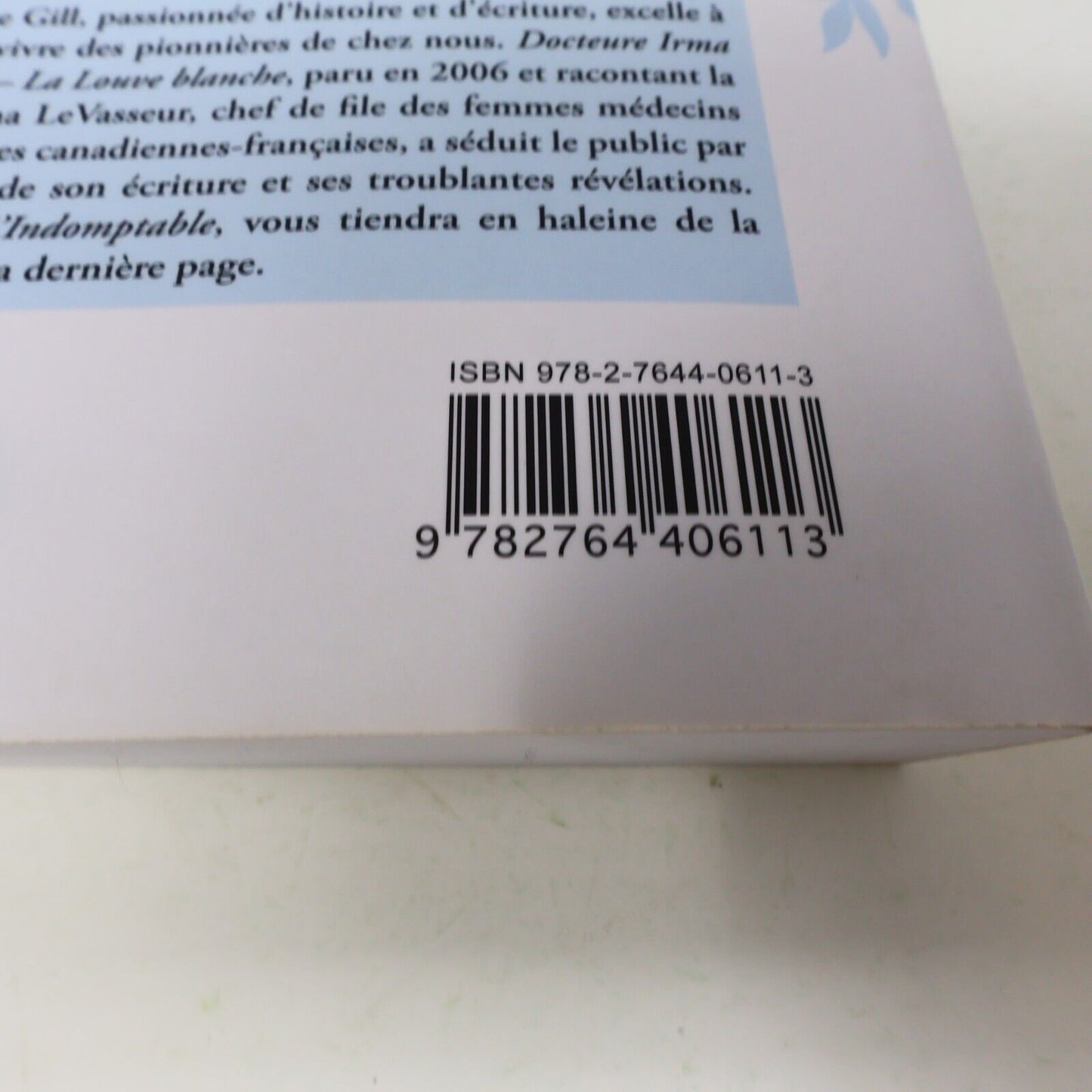 Docteure Irma #2 L'Indomptable Pauline Gill 2006 Québec Amérique Français Livre