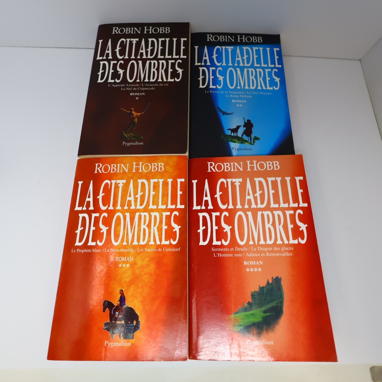 Lot 4 Livres La Citadelle des Ombres #1-4 Robin Hobb Omnibus Fantasy Français PB