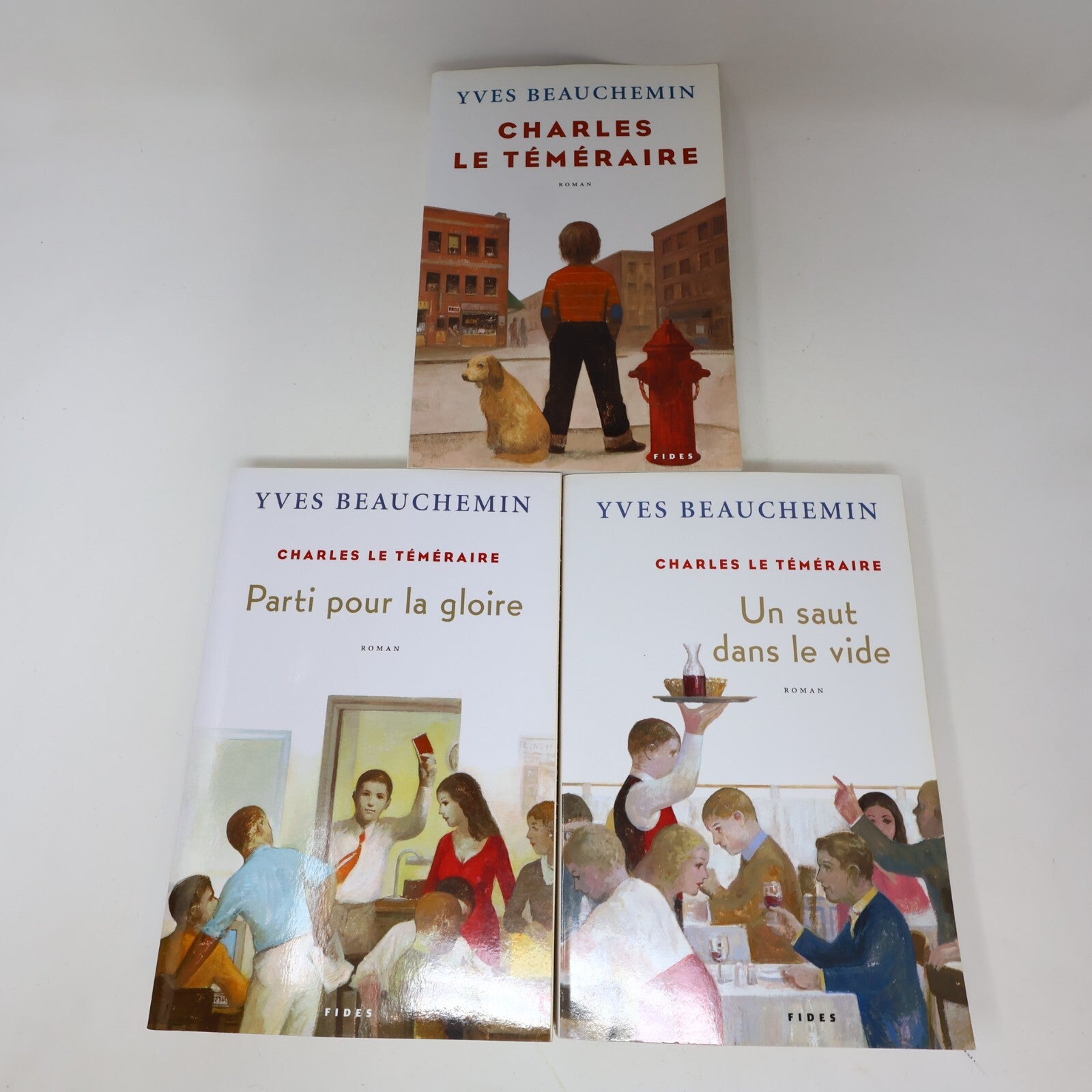 Charles le Téméraire #1-3 Série Complète Lot 3 Livres Yves Beauchemin Français