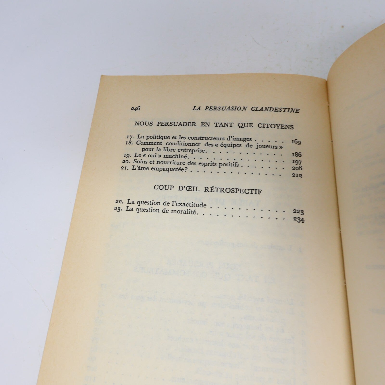 1976 La Persuasion Clandestine Vance Packard Calmann-Lévy Marketing Affaires 70s
