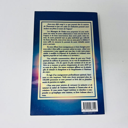 1997 Messagers de l'Aube de Barbara Marciniak Livre Ariane Lumière des Pléiades