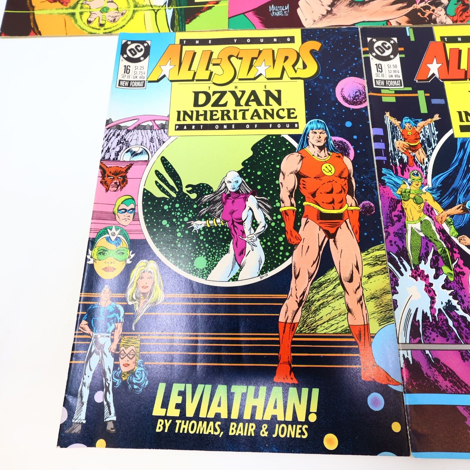 Lot 7 Comics The Young All-Stars #8 13-14 16 19-20 23 DC 1987-88 80s