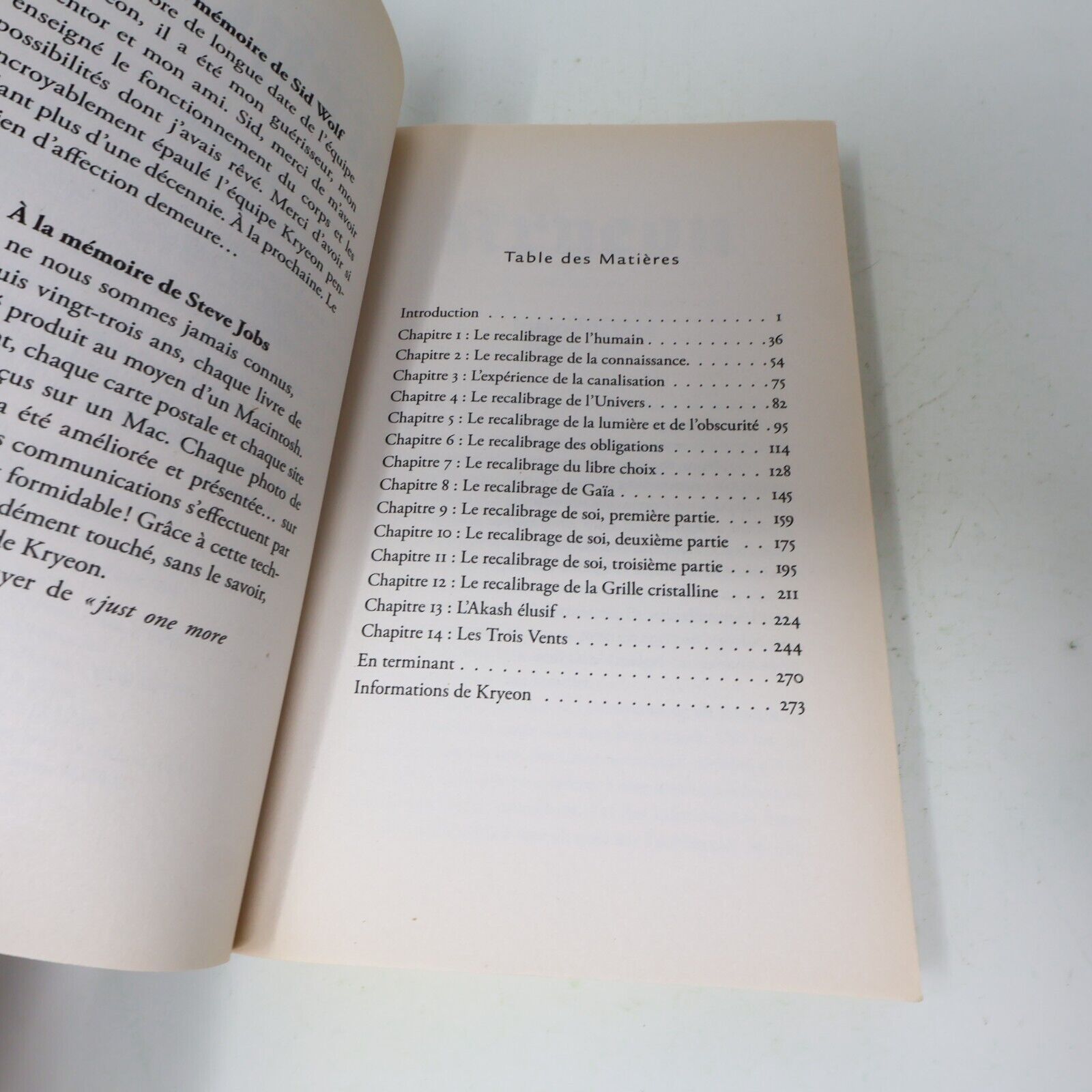 2014 Recalibrage de l'Humanité Kryeon Lee Carroll Ésotérisme Ariane Français PB