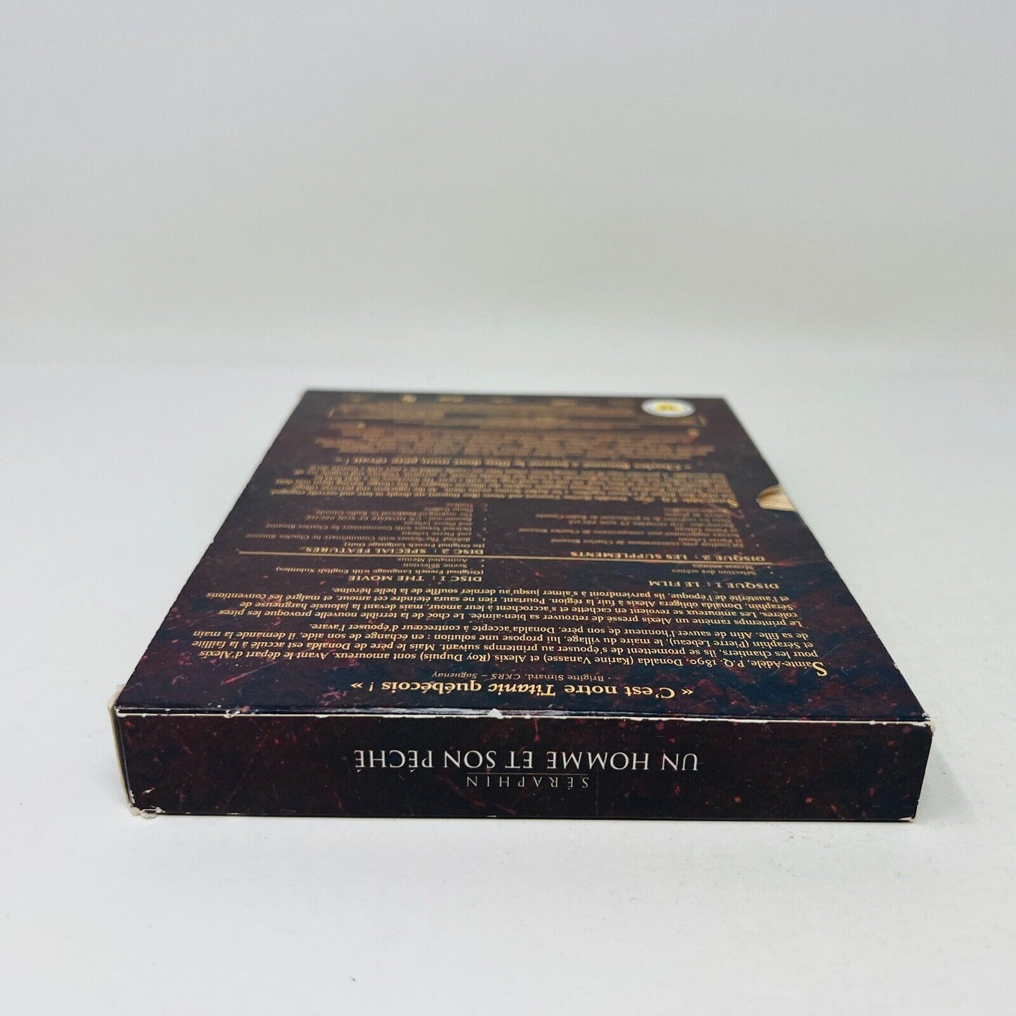 Séraphin Un Homme et son Péché Édition Spéciale DVD Roy Dupuis/Karine Vanasse