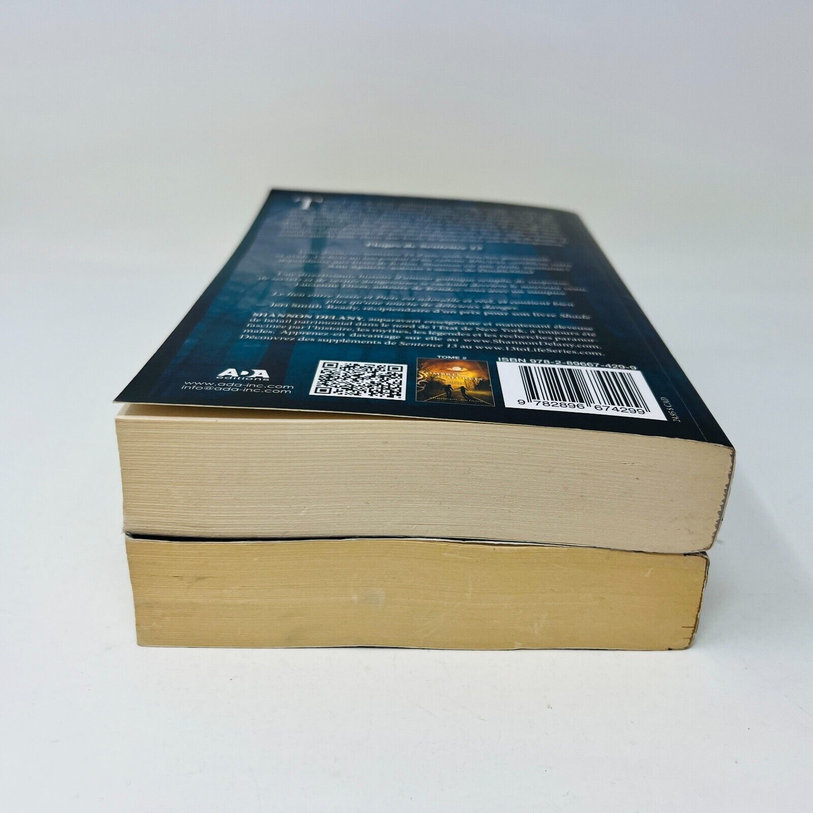 Sentence 13 #1-2 de Shannon Delany Ada en Français/French Lot Ombres et Secrets