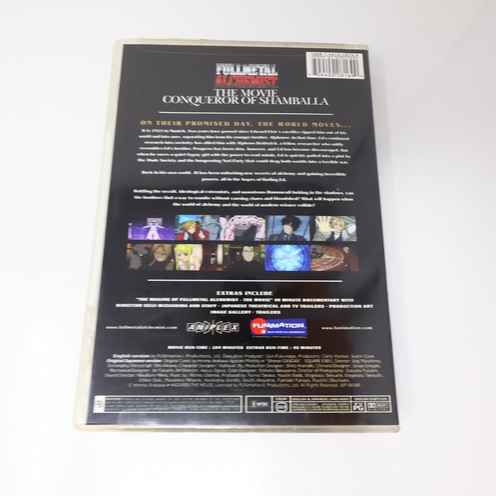 Full Metal Alchemist Movie Conqueror of Shamballa DVD Anime Lenticular Cover