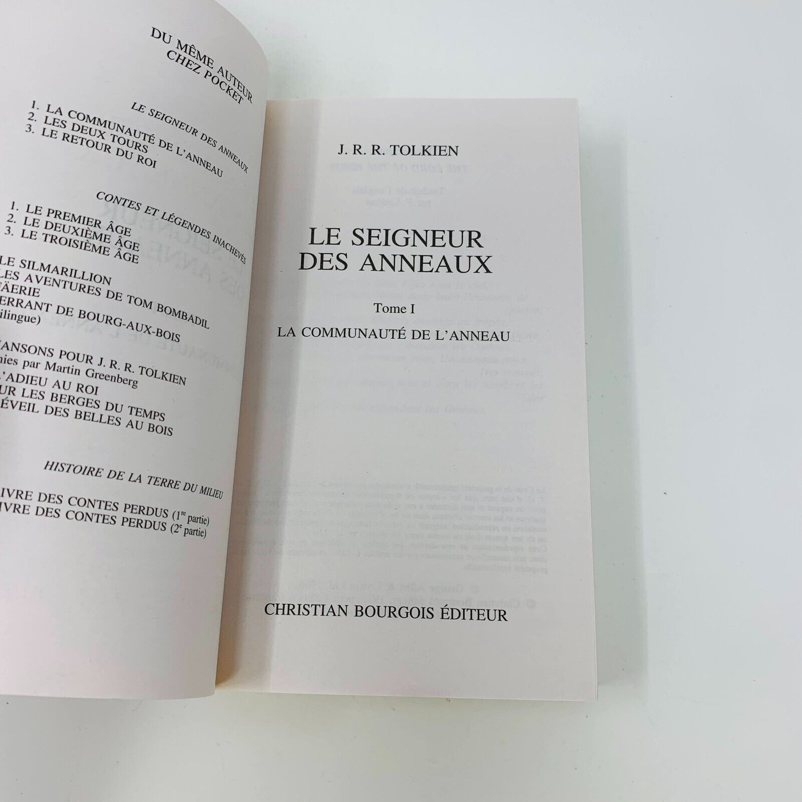 Coffret Le Seigneur des Anneaux Pocket J.R.R. Tolkien French Série Complète 2002