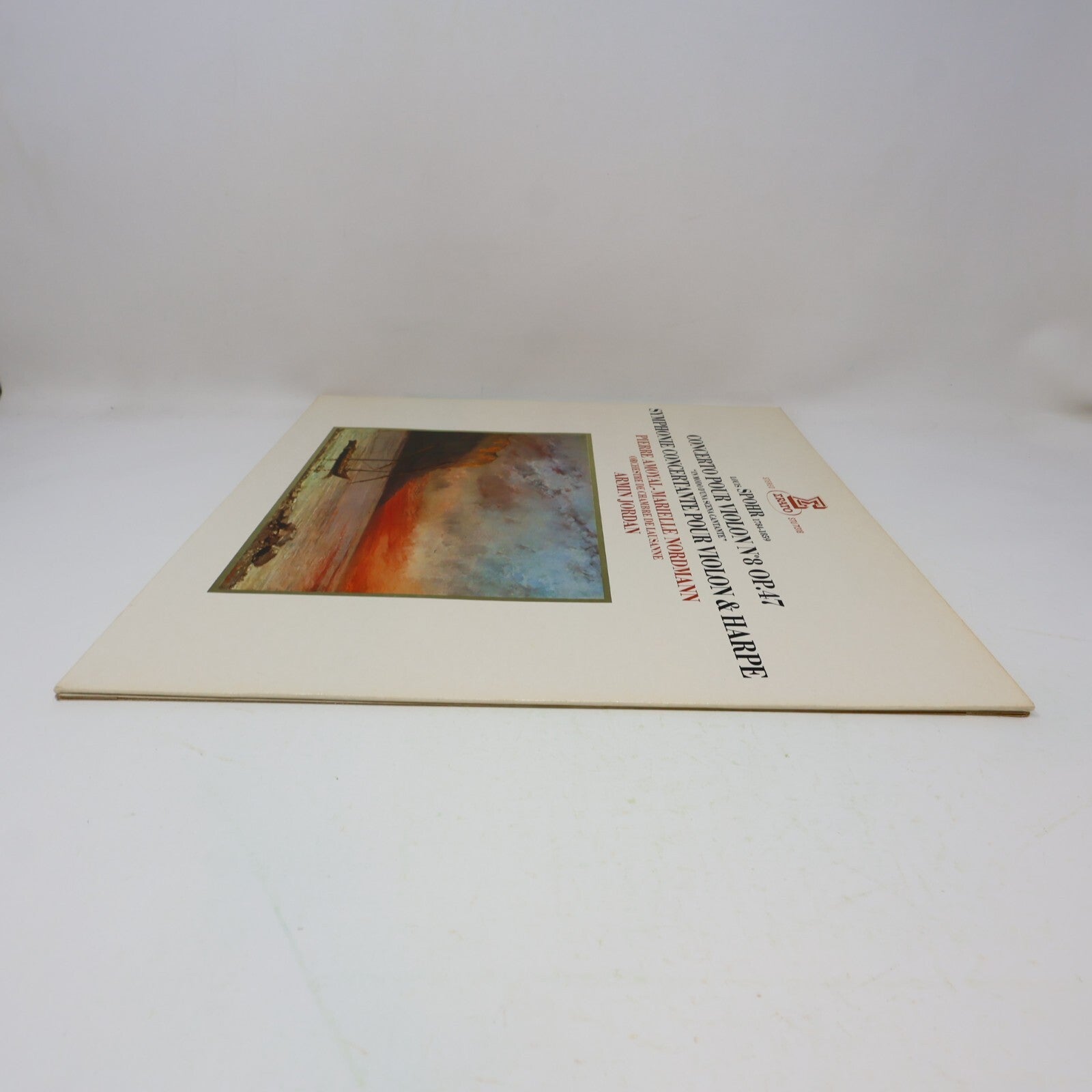 Spohr Pierre Amoyal Marielle Nordmann Concerto Violon Harpe #8 Record STU 71318