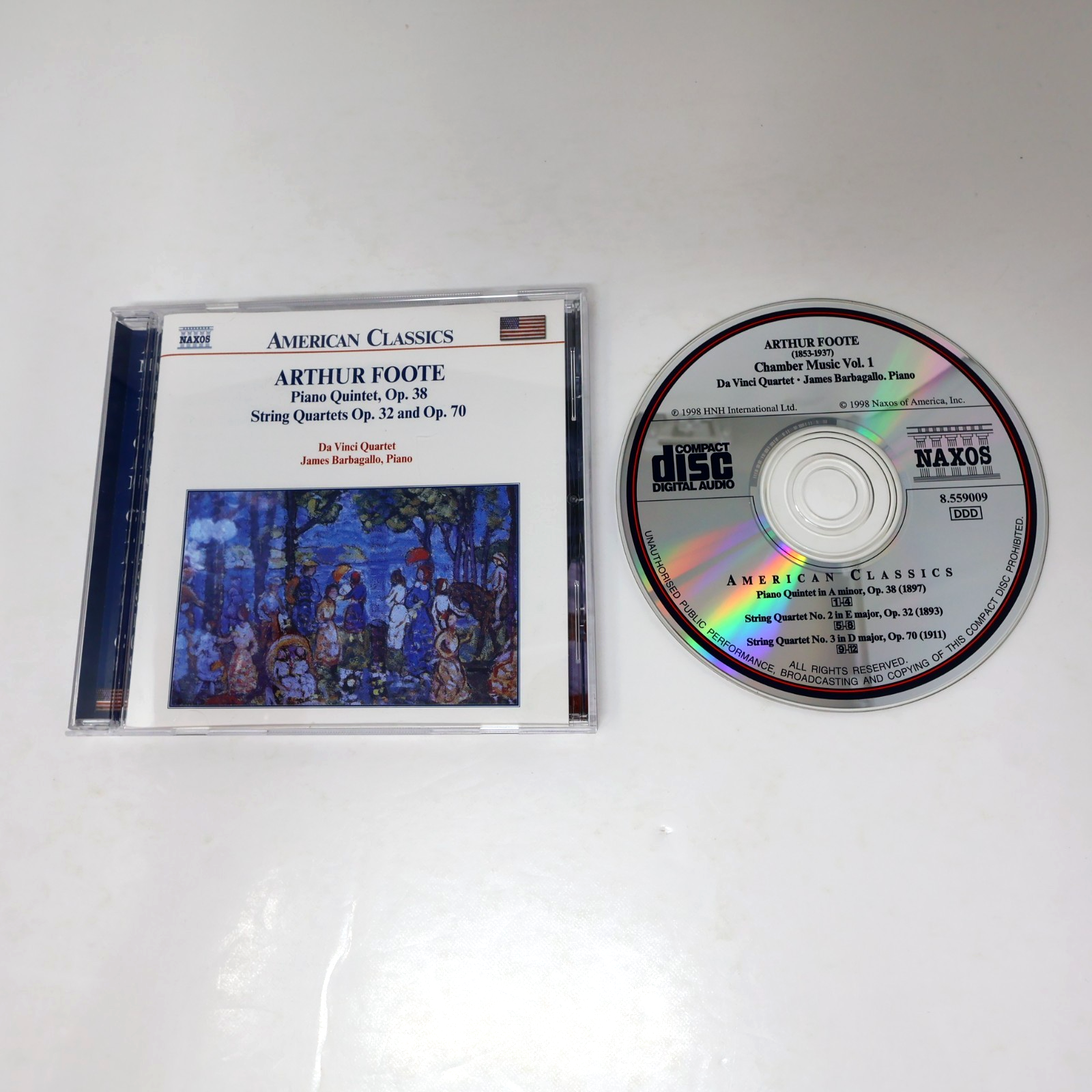 Arthur Foote/James Barbagallo CD Chamber Music #1 American Classics Naxos 1998
