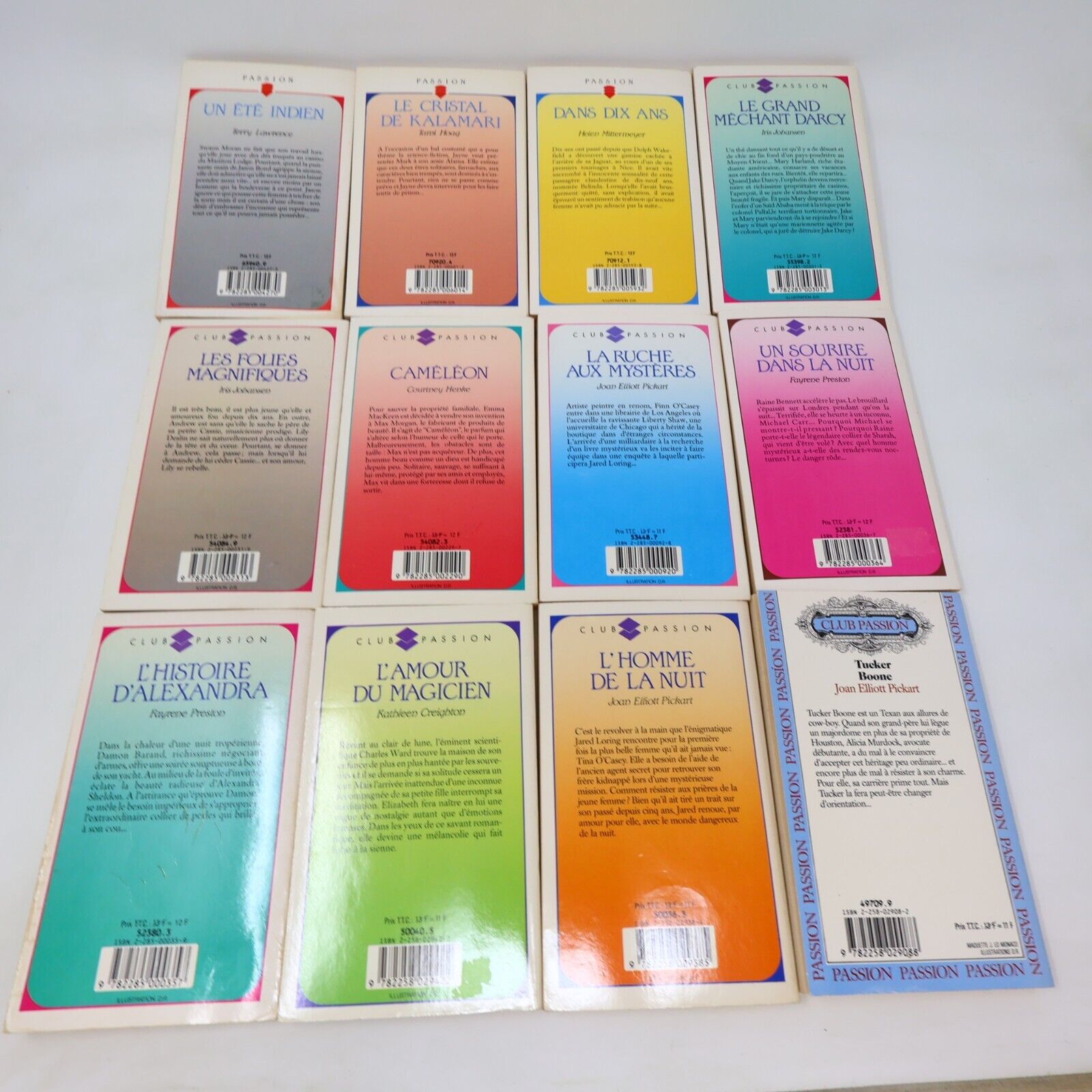 Collection Passion Club Femme Romance Vintage 1980s-90s Lot 61 Livres Français