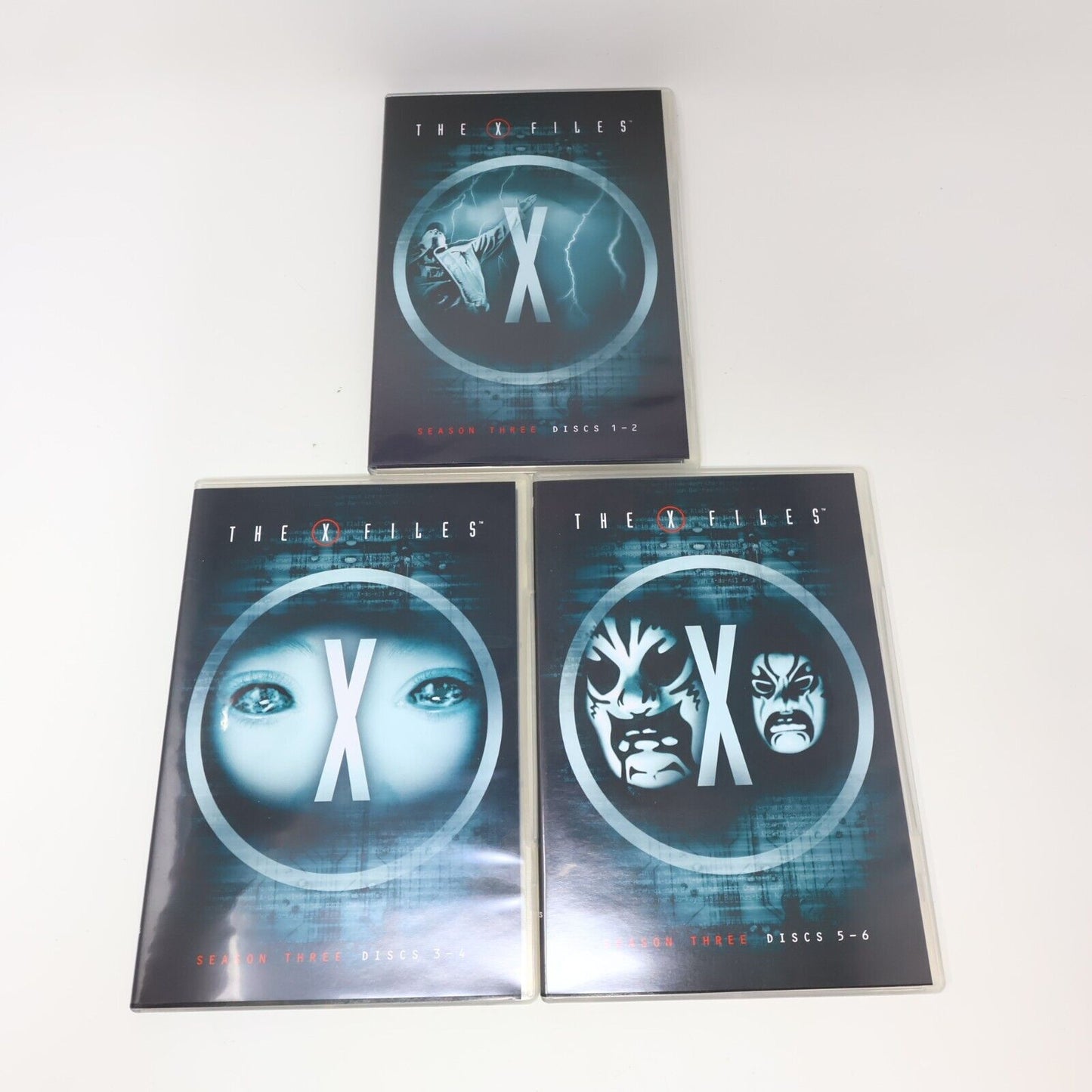 The X Files / Aux Frontières du Réel Season #1-2-3 DVD Lot NTSC David Duchovny