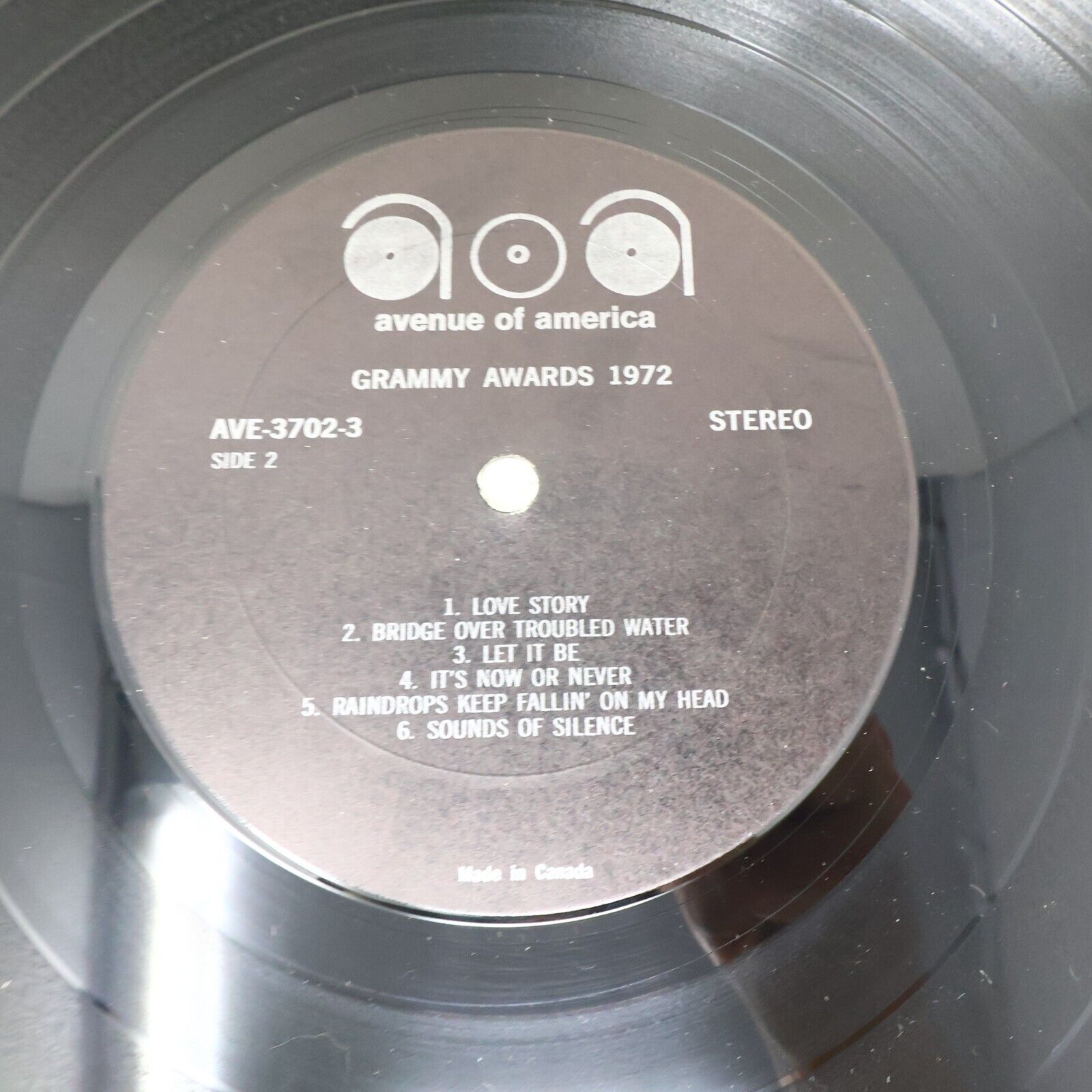 Avenue Of America Presents Grammy Awards 1972 3 LP Record Box Set AVE 3-3702