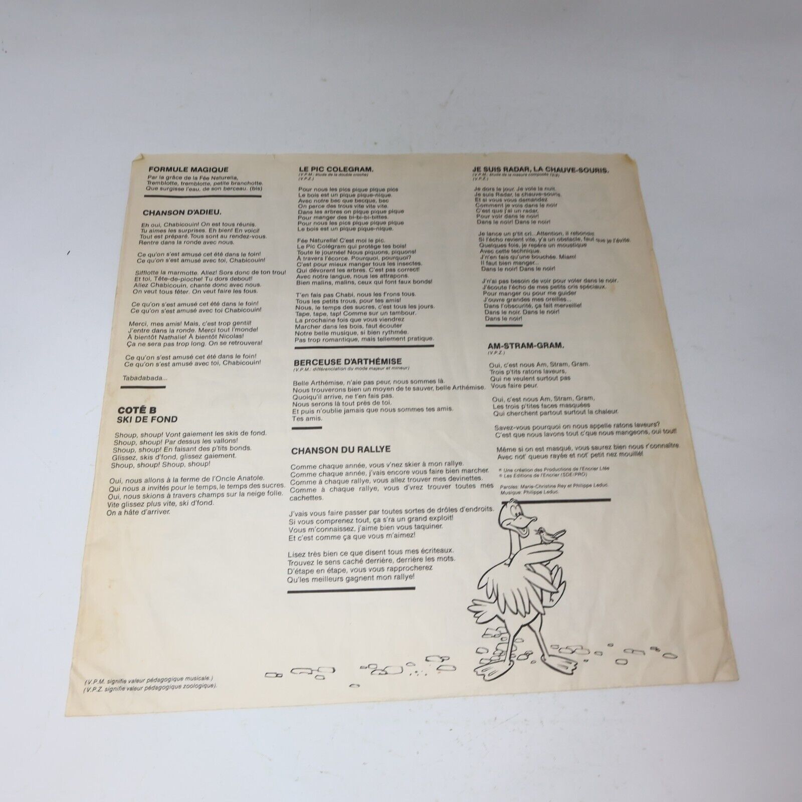 Chabicouin + À la Ferme Lot 2 Disques LP Enfants Français Kébec Disque L'Encrier