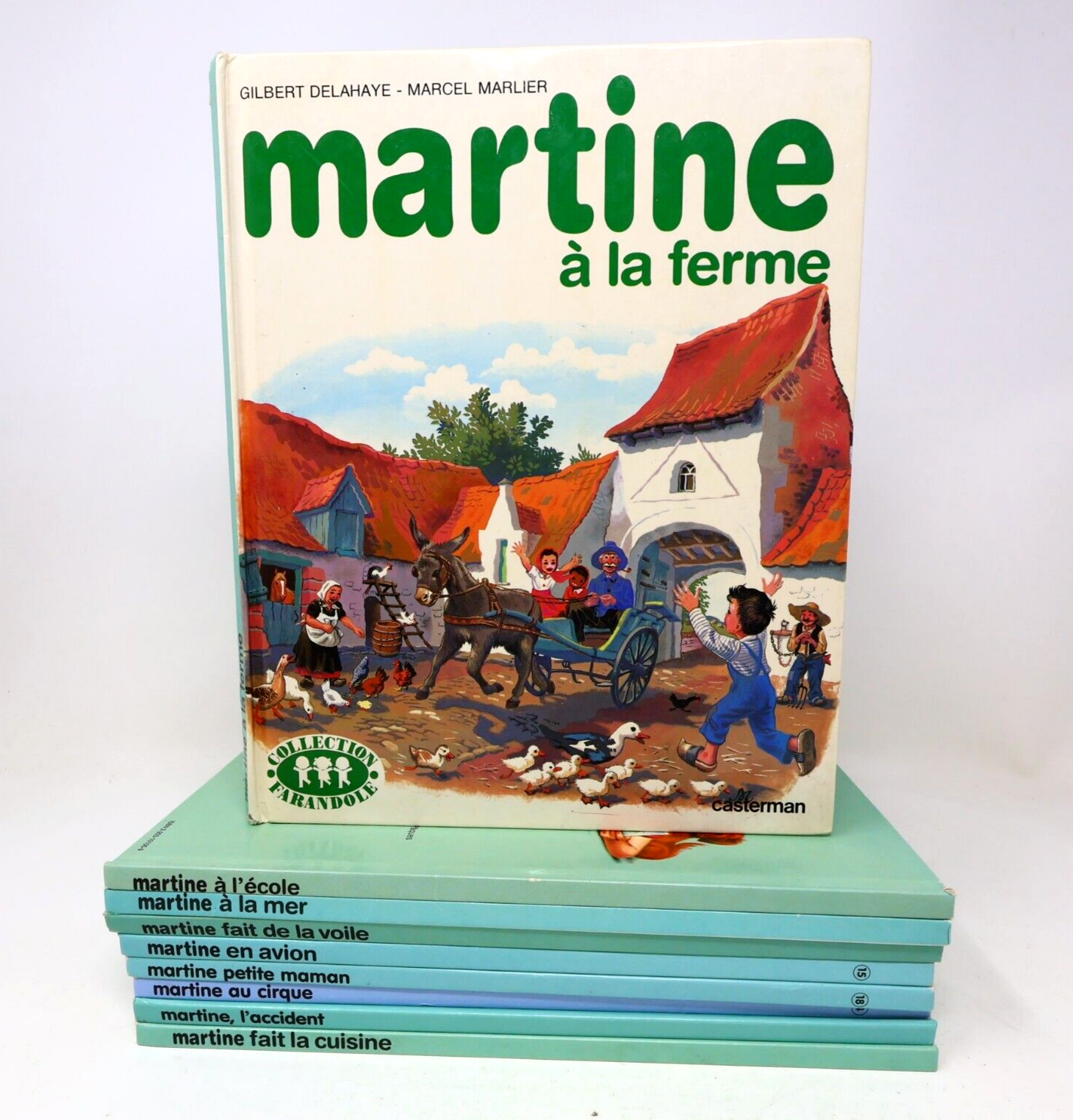 Lot 9 Livres Martine Gilbert Delahaye Marcel Marlier Enfants Casterman Français
