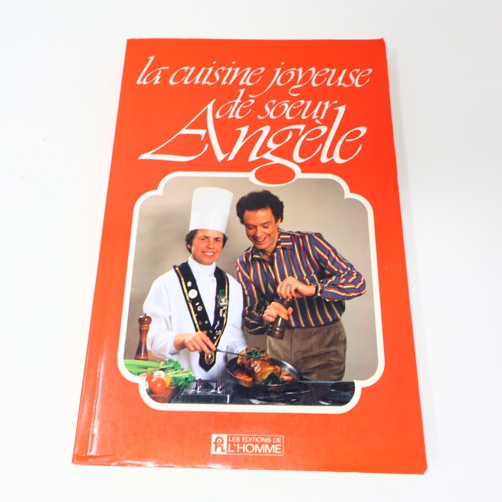 La Cuisine Joyeuse de Soeur Angèle Lot 2 Livres Recettes Table Français 1980s