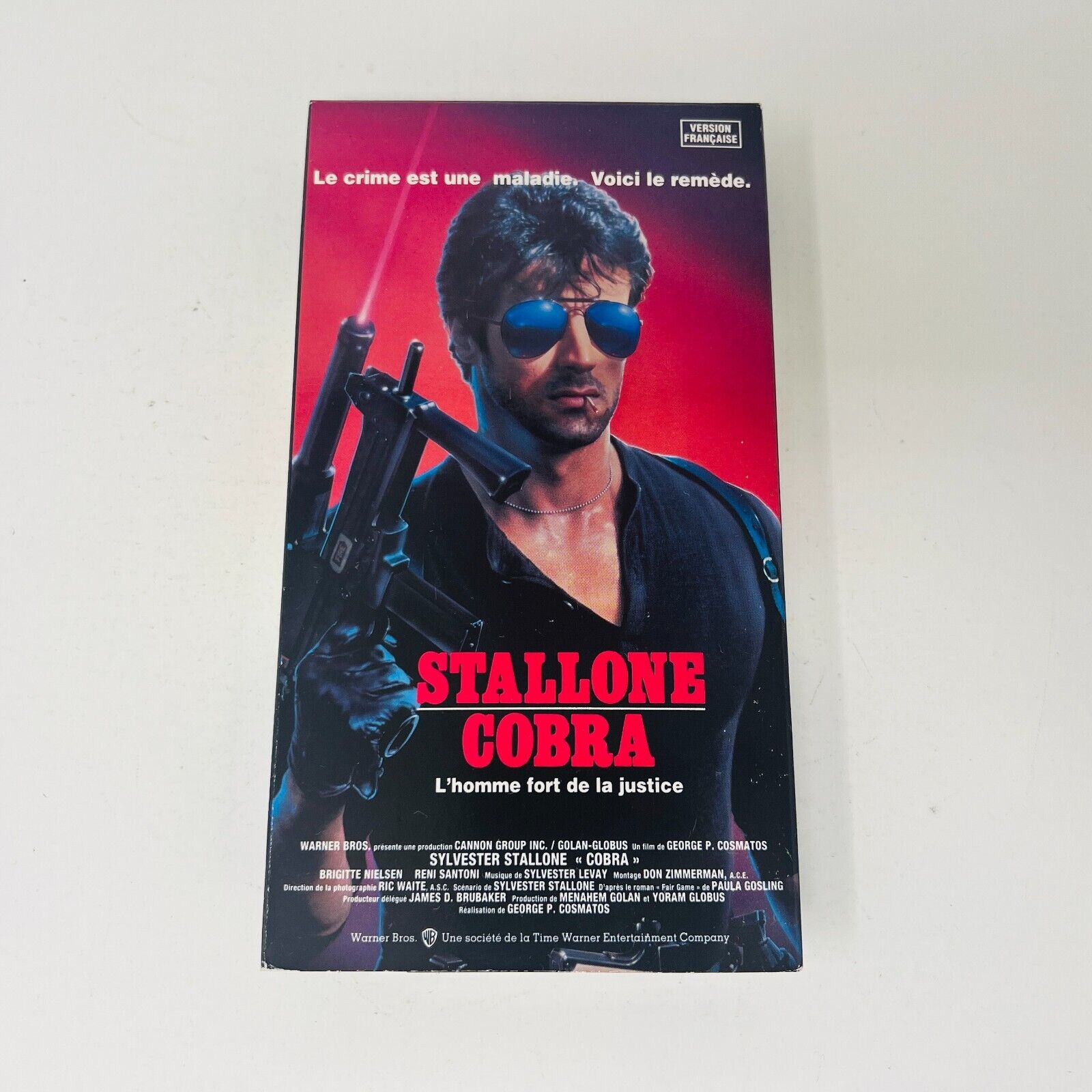 1994 Cobra VHS NTSC Testé en Français/in French Sylvester Stallone Action