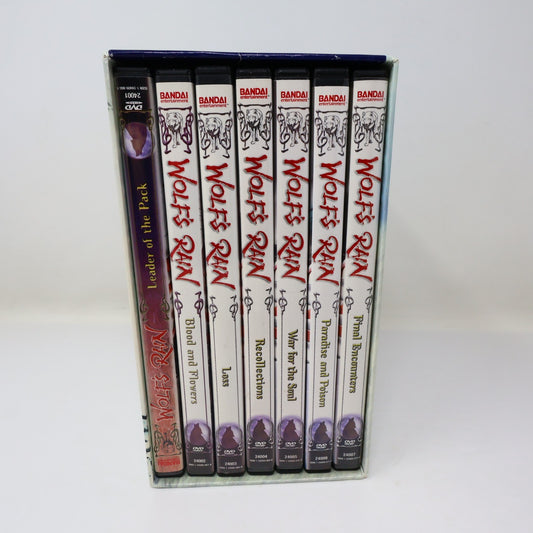 Wolf’s Rain Limited Edition Box Set DVD Anime Complete Series #1-7 Bandai NTSC