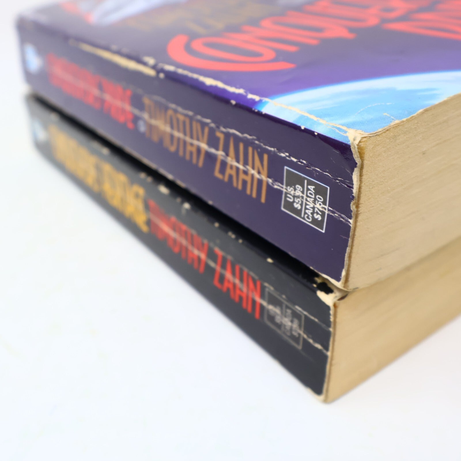 Conquerors' Heritage/Pride 2 Books Lot Timothy Zahn Spectra Science-Fiction 90s