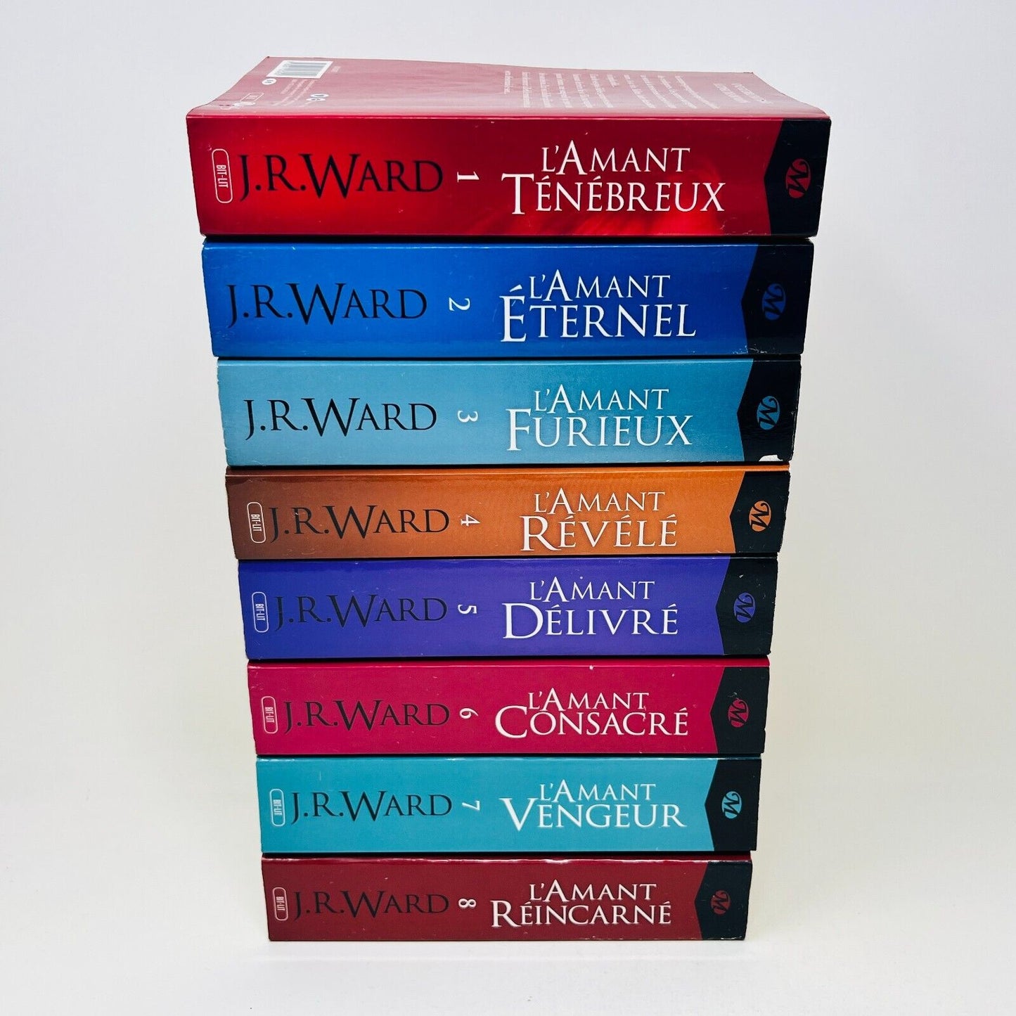La Confrérie de la Dague Noire #1-8 de J.R. Ward Français L'Amant Ténébreux Lot