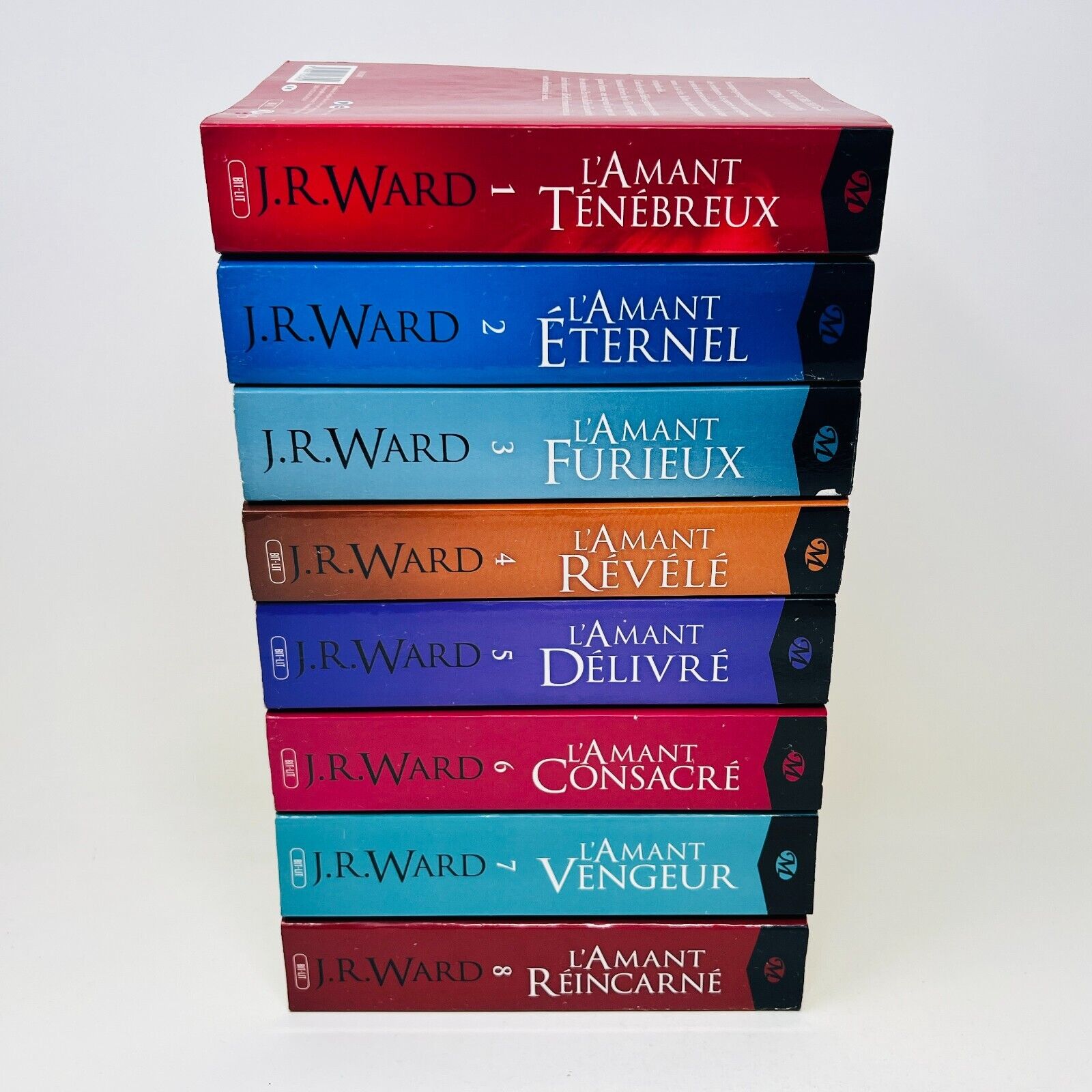 La Confrérie de la Dague Noire #1-8 de J.R. Ward Français L'Amant Ténébreux Lot