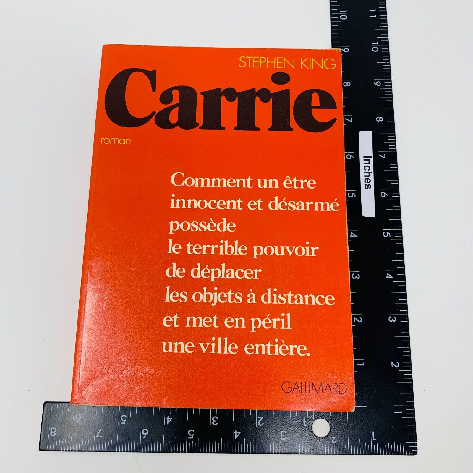 1976 Carrie Gallimard nrf Stephen King 1st Edition France Français French Livre