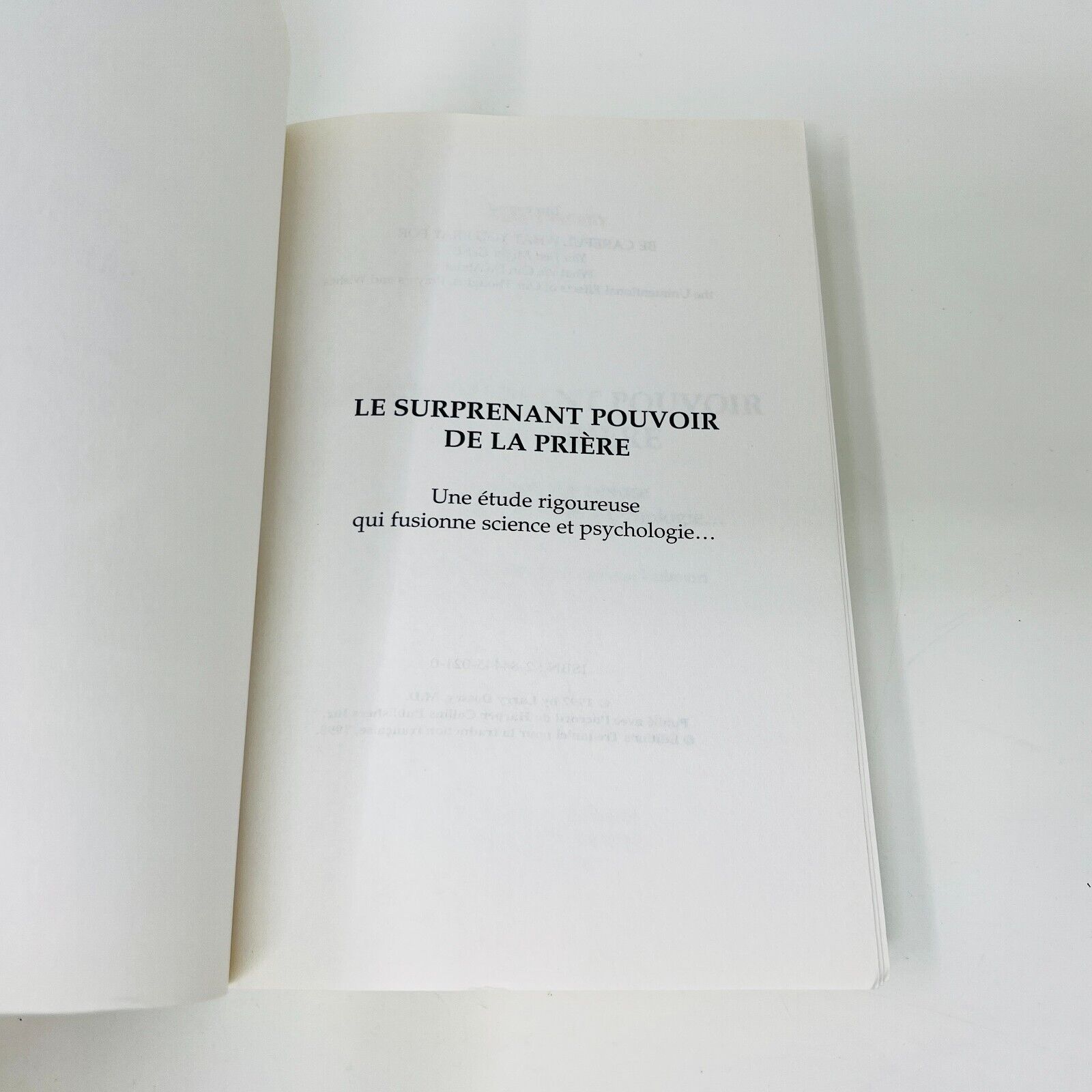 1998 Le Surprenant Pouvoir de la Prière Dr. Larry Dossey Guy Trédaniel Français