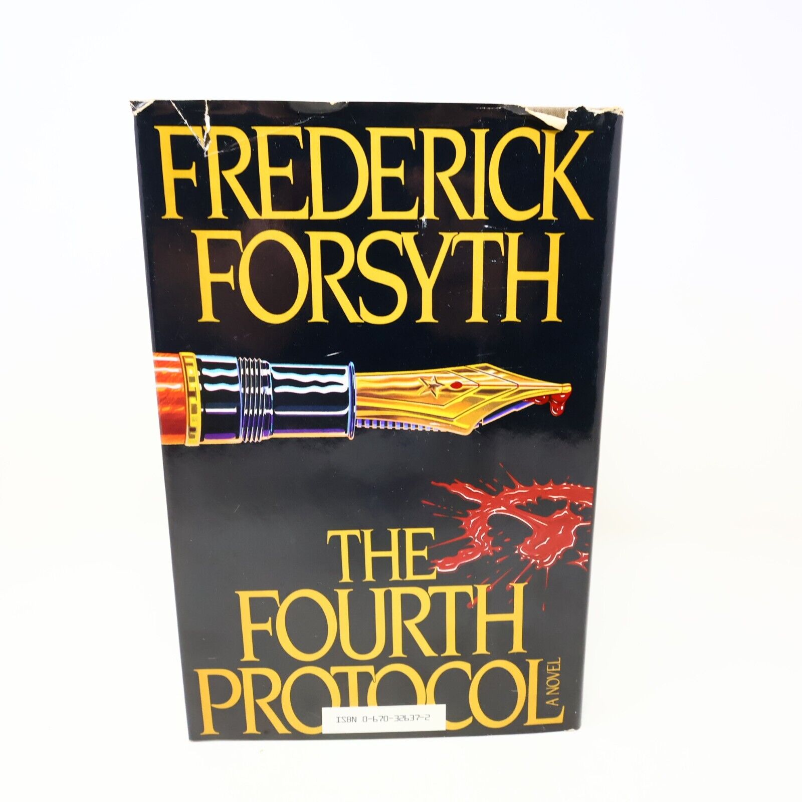 1984 The Fourth Protocol Frederick Forsyth Viking Hardcover HC Espionage Spy 80s