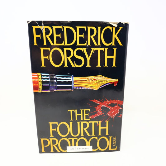 1984 The Fourth Protocol Frederick Forsyth Viking Hardcover HC Espionage Spy 80s