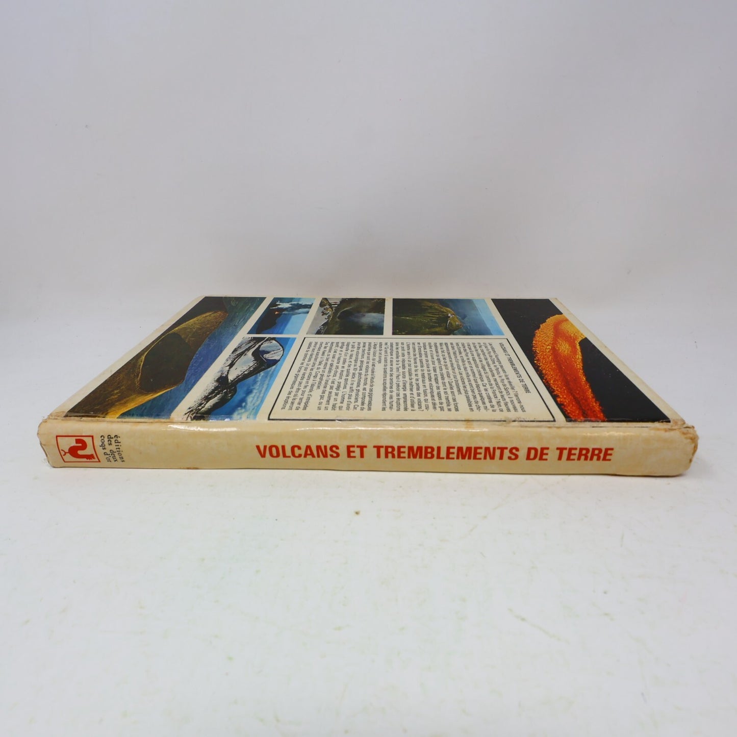 1971 Volcans et Tremblements de Terre Deux Coqs d'Or Géographie Géologie Livre