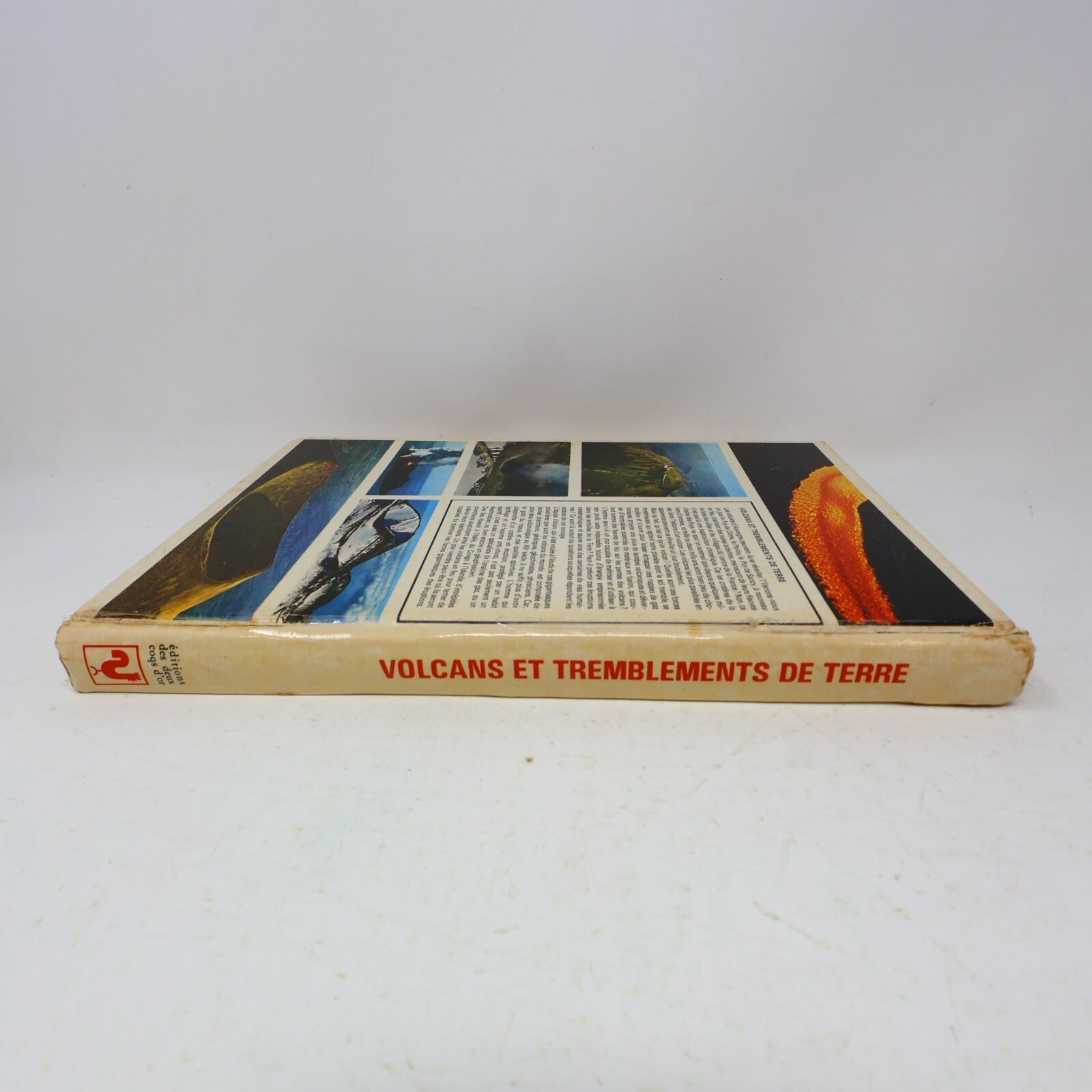 1971 Volcans et Tremblements de Terre Deux Coqs d'Or Géographie Géologie Livre