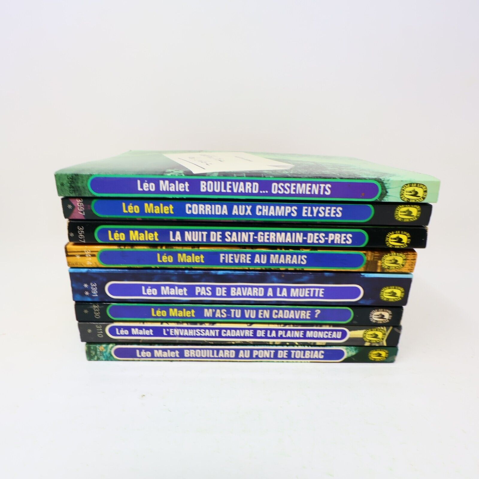 Nestor Burma Léo Malet Boulevard Ossements Fièvre au Marais Lot 8 Livres French