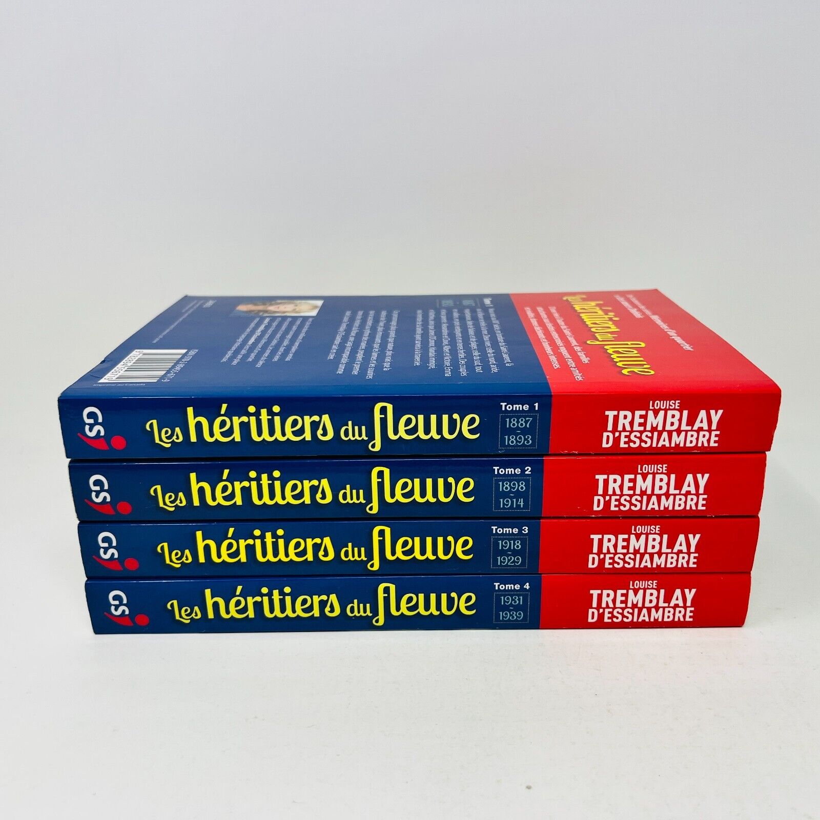 Les Héritiers du Fleuve Tomes 1-4 Série Complète de Louise Tremblay D'Essiambre