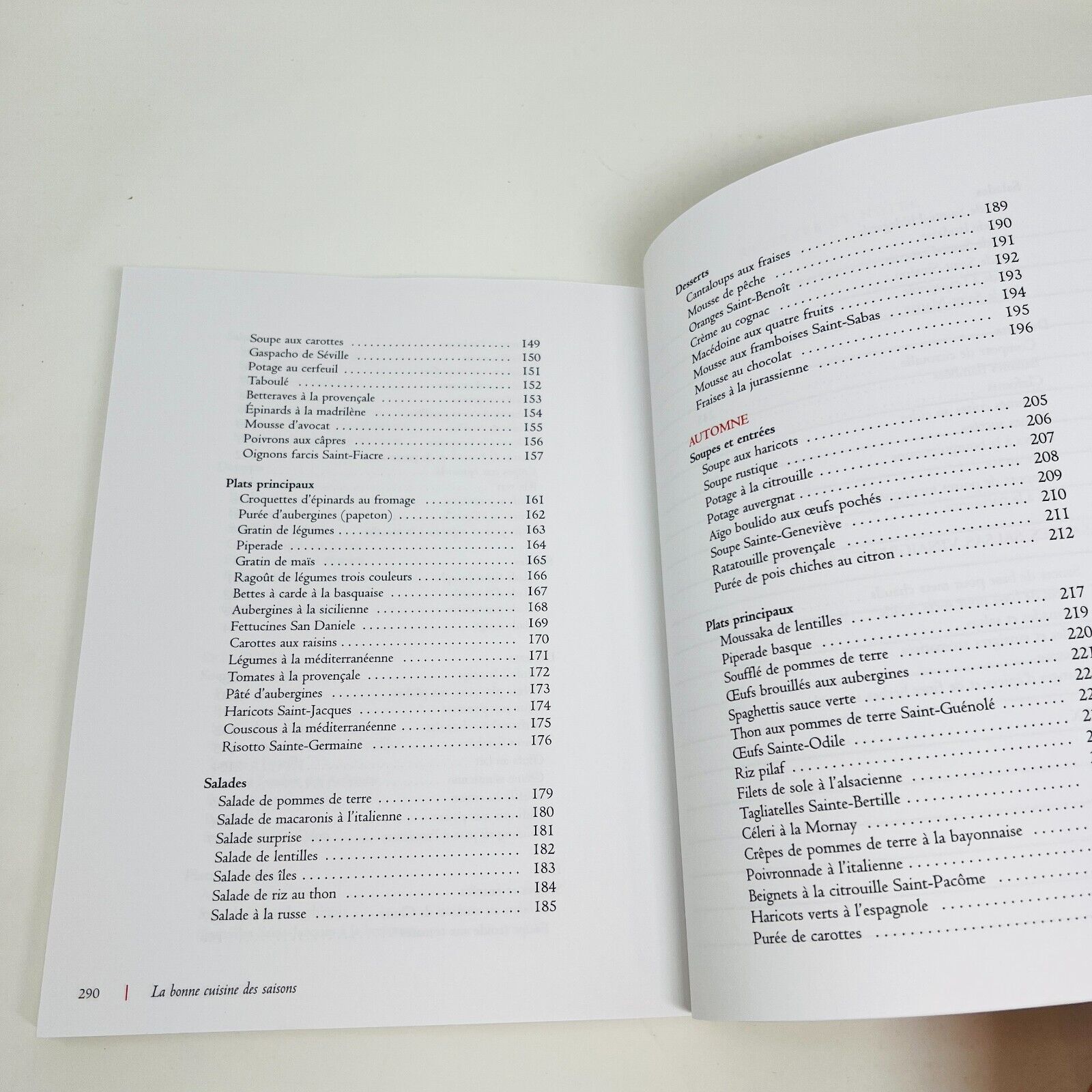 4x La Cuisine du Monastère de d'Avila-Latourrette Lot Livres Recettes Français