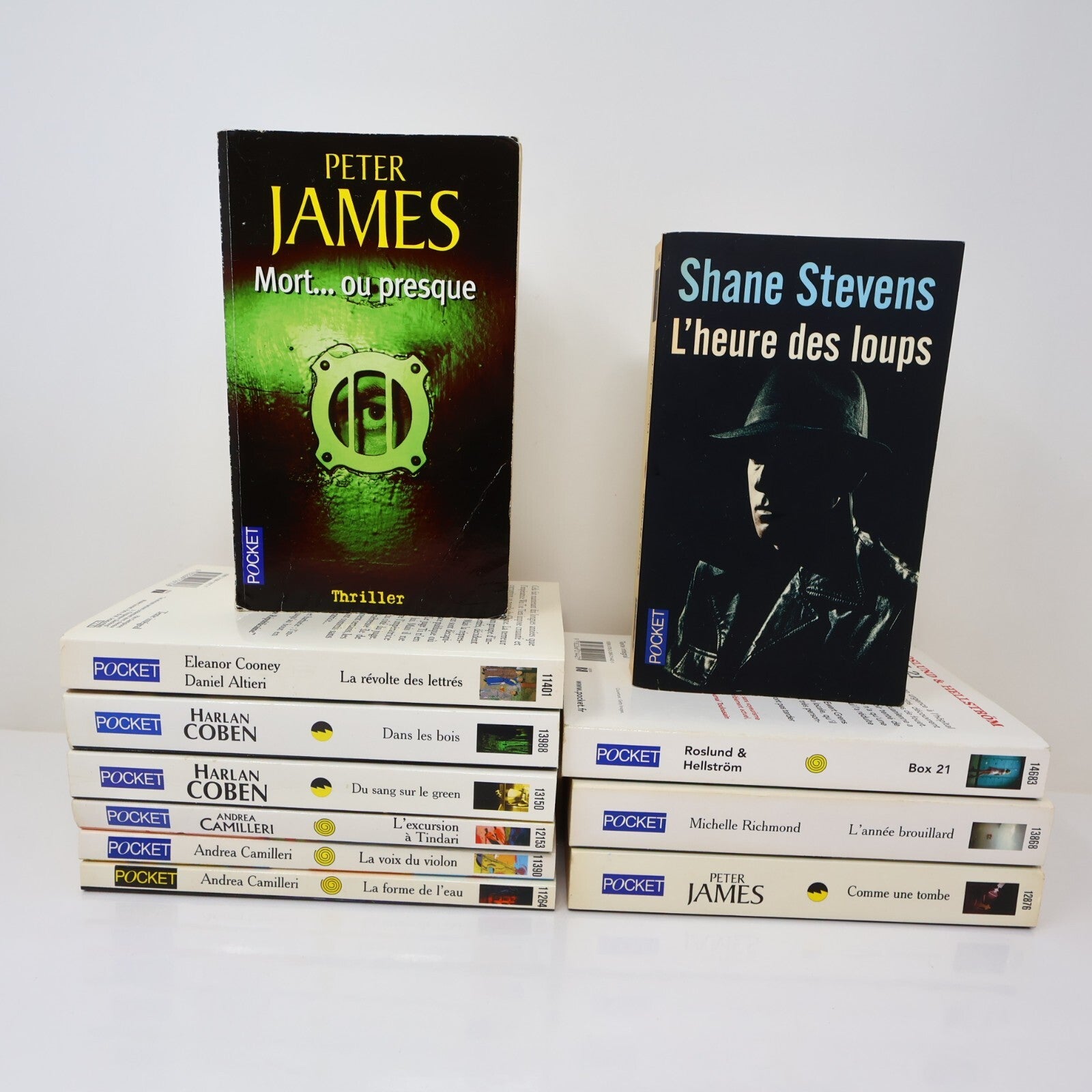 Crime et Mystère Policier Thriller Lot 11 Livres Pocket Coben/Camilleri Français