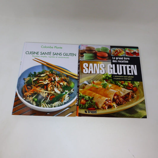 Sans Gluten Lot 4 Livres Cuisine Santé Soir de Semaine 21 Jours Menus Recettes