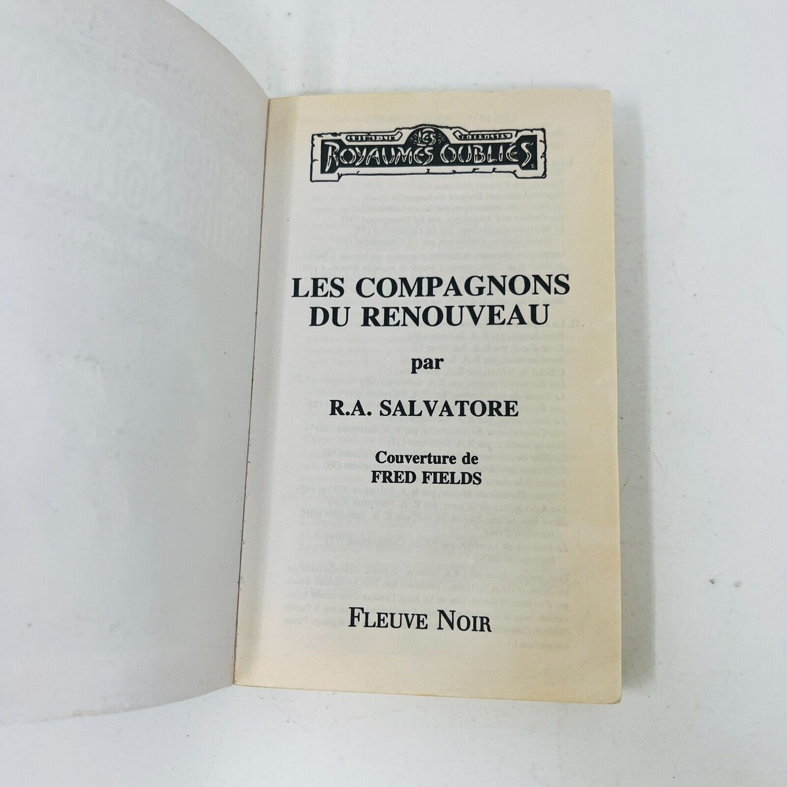 La Trilogie du Retour aux Sources Complète #18-20 Royaumes Oubliés Salvatore Lot