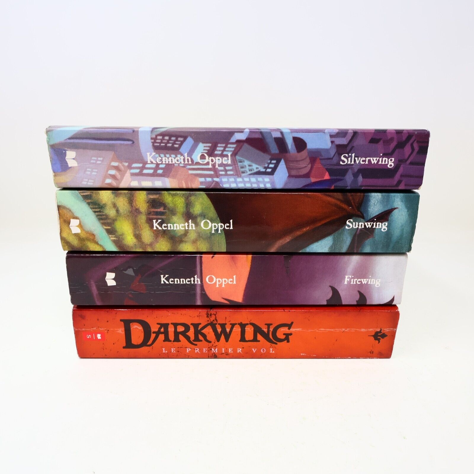 Lot 4 Livres Silverwing #1-4 de Kenneth Oppel Scholastic Série Complète Français