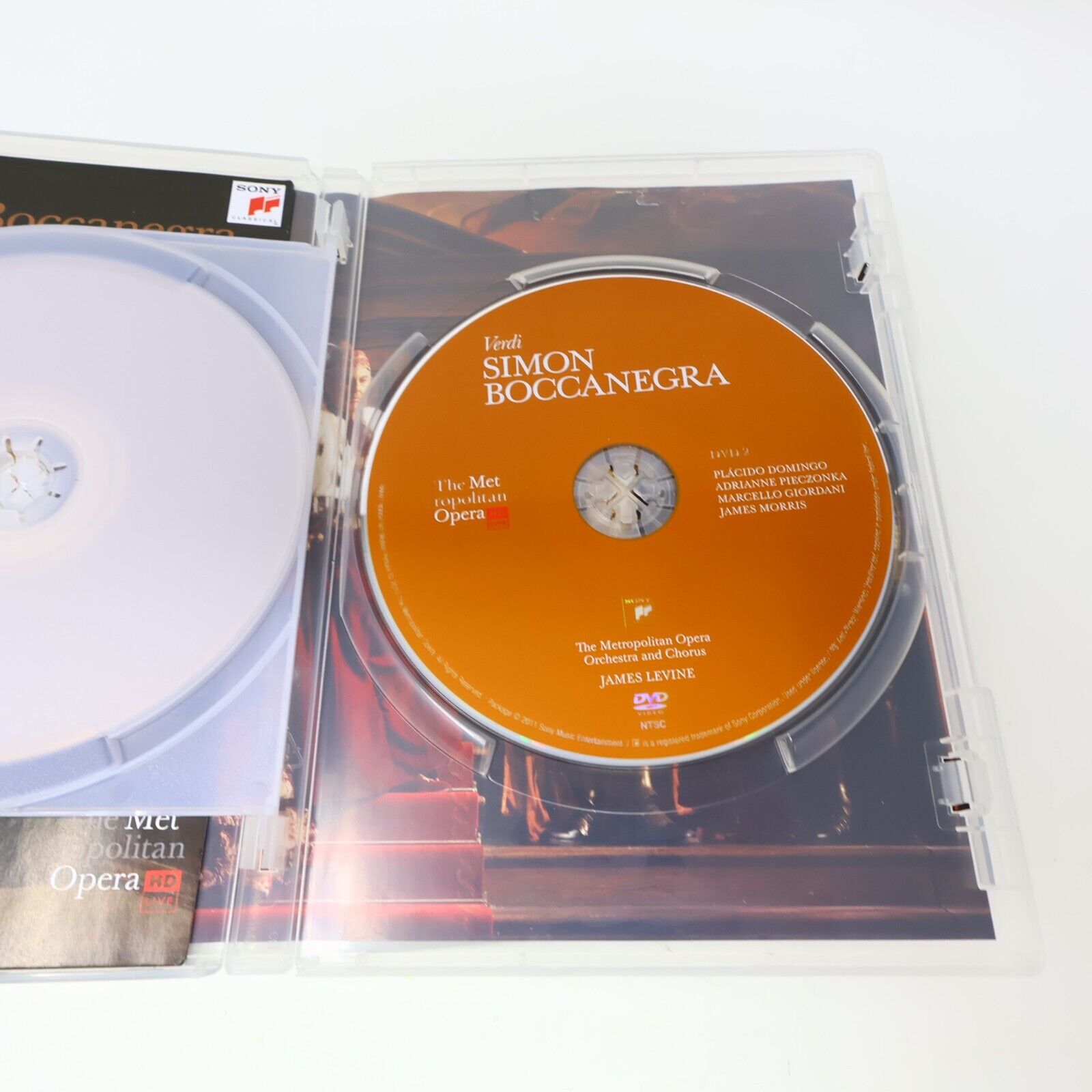 Verdi Simon Boccanegra 2011 DVD NTSC James Levine Placido Domingo James Morris